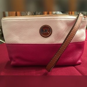 Michael Kors Leather Wristlet